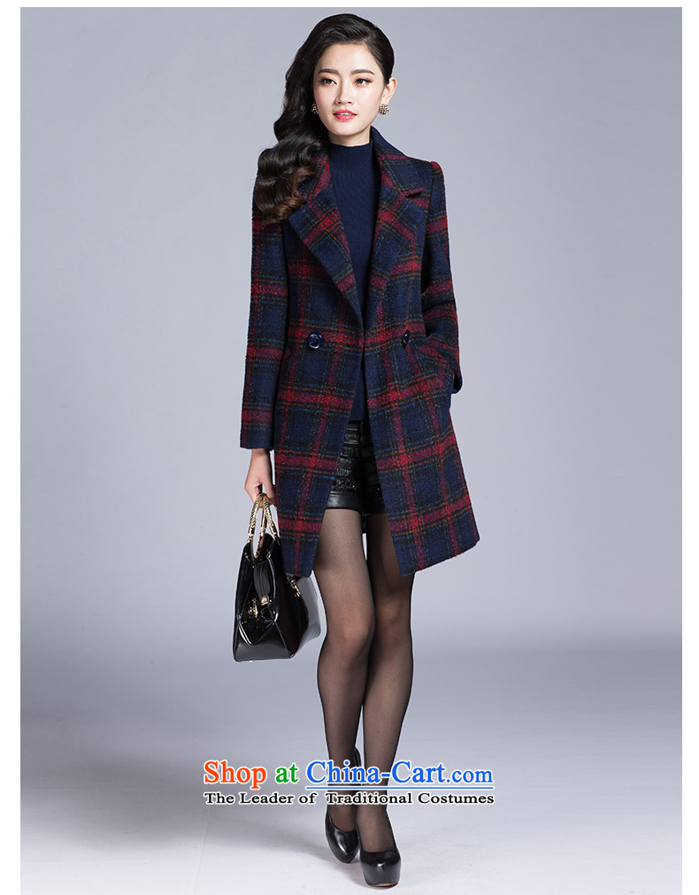 Tea Culture Qinyang Yu 2015 autumn and winter new gross? coats that long temperament grid long-sleeved jacket Green Grid gross? L picture, prices, brand platters! The elections are supplied in the national character of distribution, so action, buy now enjoy more preferential! As soon as possible.