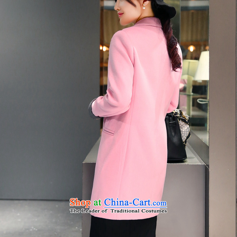Shibuya-kei 2015 autumn and winter rain new Korean version of Sau San video thin hair? Why women coats wind jacket women pink M rain Shibuya , , , shopping on the Internet