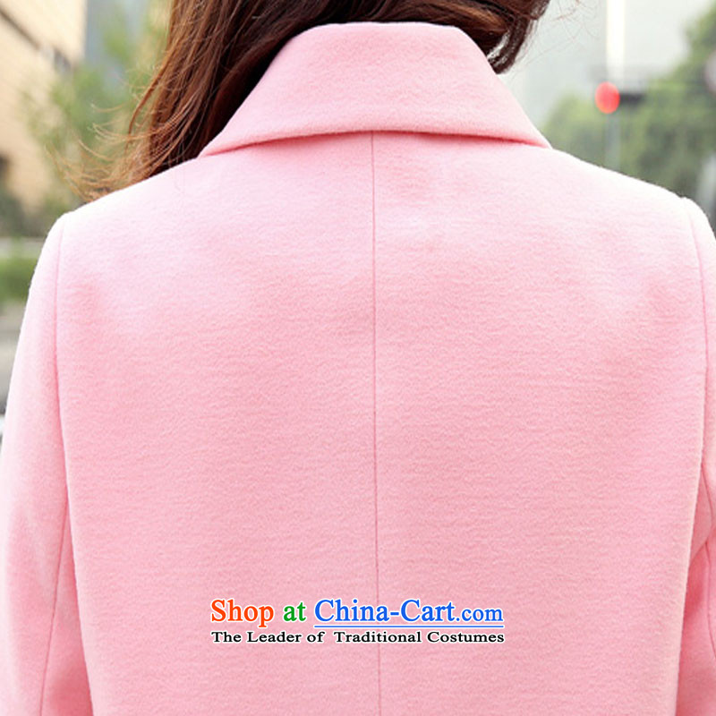 The law was in Dili Qi 2015 winter clothing new Korean version of Sau San video thin thick autumn and winter coats the girl is about gross sub-jacket pink , L, law, Manasseh (qi fash-modi) , , , shopping on the Internet