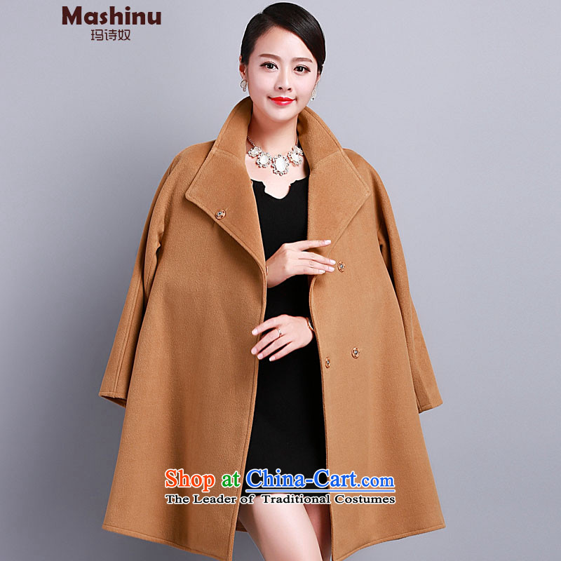 Mary Jane Winter 2015 poem new larger cloak-wool coat female jacket is double-high-end cashmere overcoat bourdeaux (-to large concept small code), Princess (MASHINU slave poetry) , , , shopping on the Internet