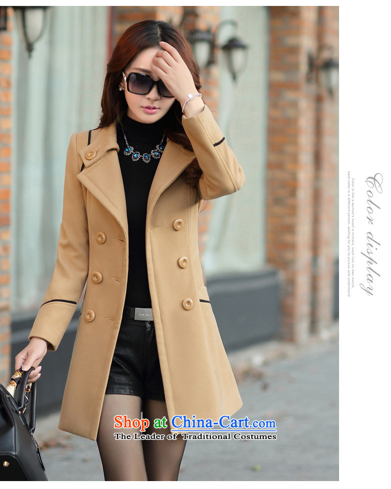 Mute the Cayman- 2015 autumn and winter new double-coats, wool? long belt thin hair so Sau San video long-sleeved jacket a wool coat and color L photo, prices, brand platters! The elections are supplied in the national character of distribution, so action, buy now enjoy more preferential! As soon as possible.