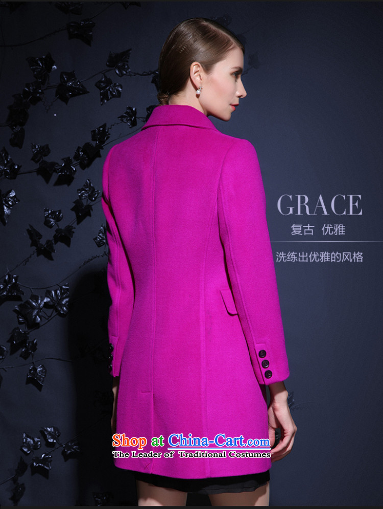 Yuen-core women 2015 winter clothing new stylish OL long-sleeved Sau San a grain of Gross deduction temperament jacket female?? coats Blue  M picture, prices, brand platters! The elections are supplied in the national character of distribution, so action, buy now enjoy more preferential! As soon as possible.