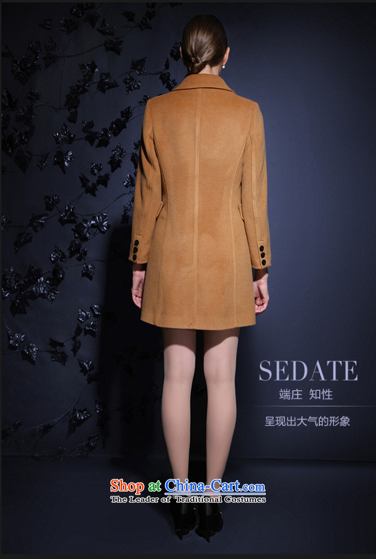 Yuen-core women 2015 winter clothing new stylish OL long-sleeved Sau San a grain of Gross deduction temperament jacket female?? coats Blue  M picture, prices, brand platters! The elections are supplied in the national character of distribution, so action, buy now enjoy more preferential! As soon as possible.