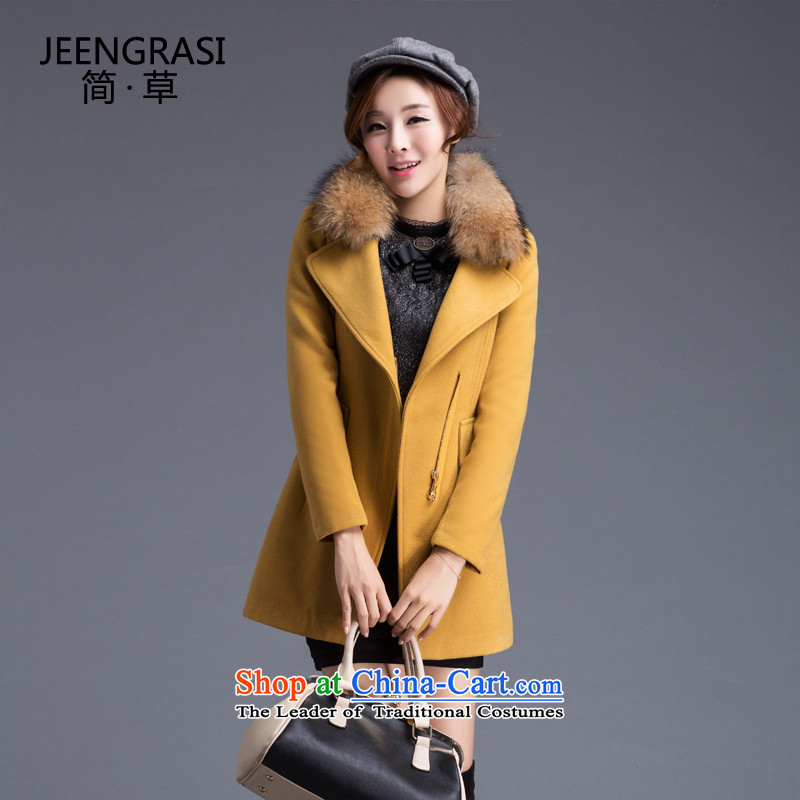 Pull the fuser 2015 won New gross girls jacket? Long Hoodie female suits for Sau San thick a wool coat tozo cyan plus lint-free M Jane grass (JEENGRASI) , , , shopping on the Internet