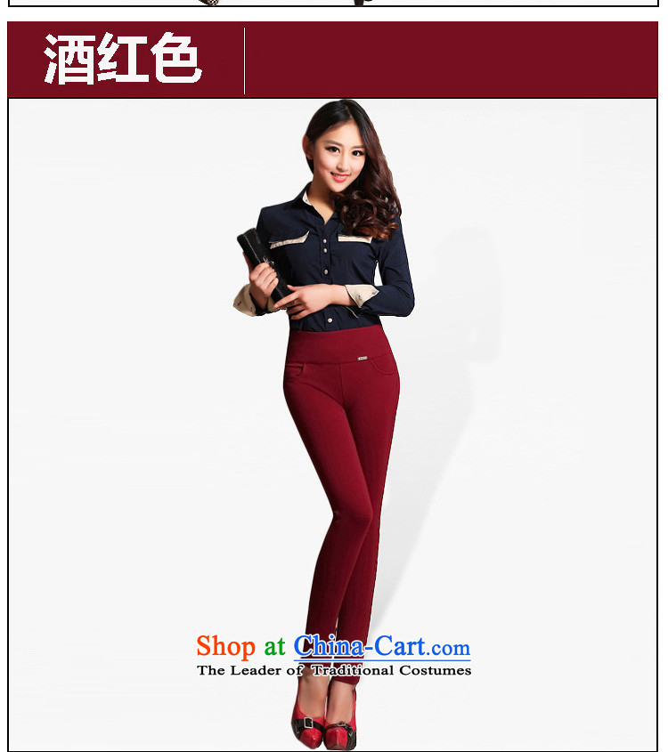 The officials of the fuseau larger ladies pants autumn and winter four face the pop-to-XL waist casual pants thick mm thick, forming the basis of the lint-free trousers and black velvet thick 5XL picture, prices, brand platters! The elections are supplied in the national character of distribution, so action, buy now enjoy more preferential! As soon as possible.