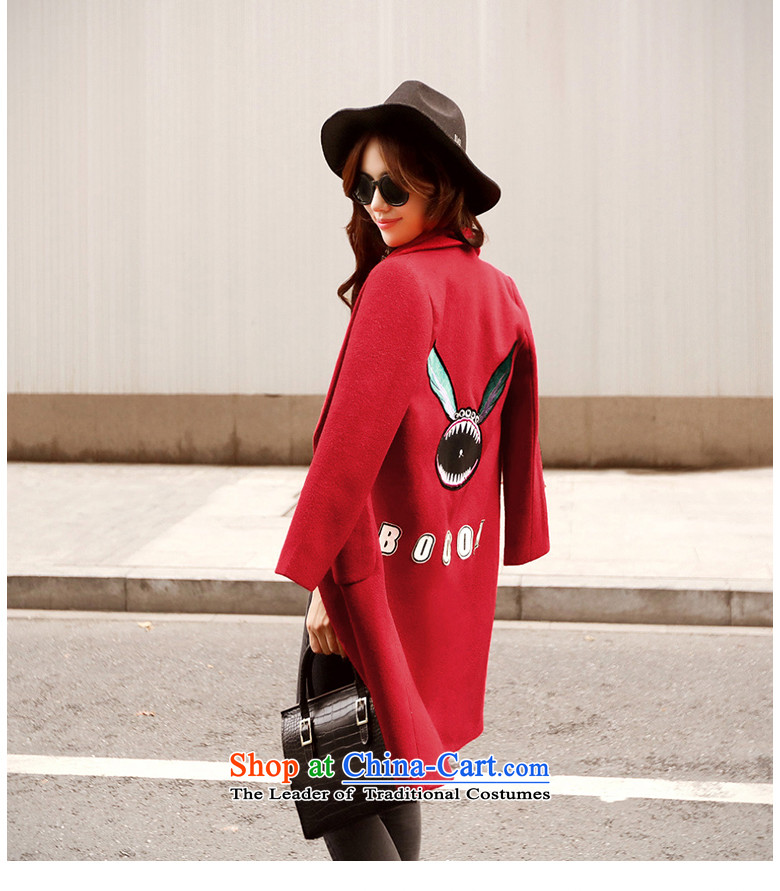 Overnight snow fall and winter 2015 Addis Ababa new wool coat female Korean? 