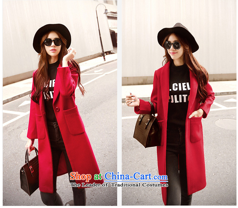 Overnight snow fall and winter 2015 Addis Ababa new wool coat female Korean? 