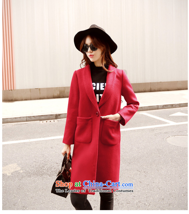 Overnight snow fall and winter 2015 Addis Ababa new wool coat female Korean? 