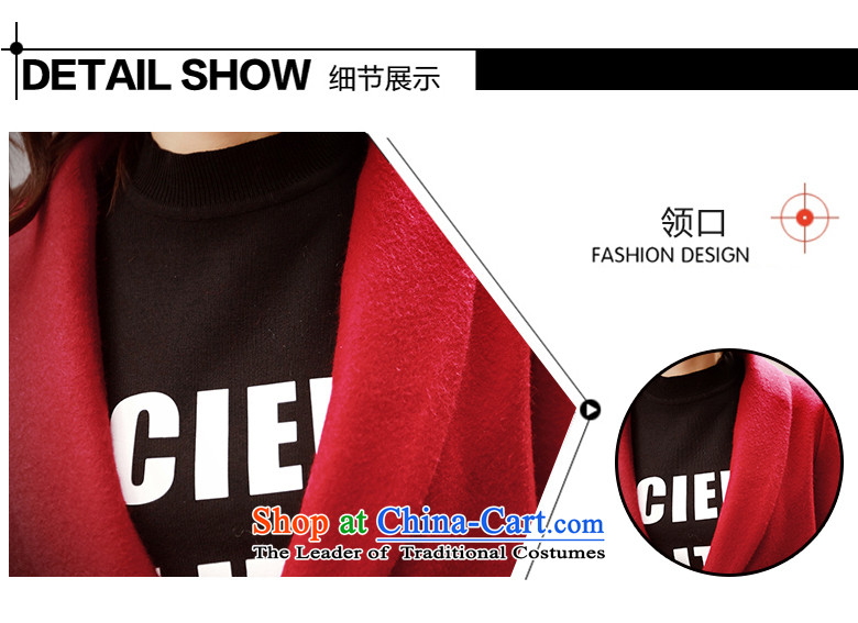 Overnight snow fall and winter 2015 Addis Ababa new wool coat female Korean? 
