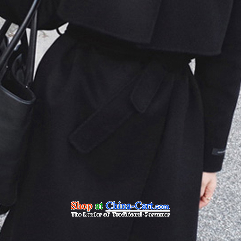 Egyptian wool coat women about what a wool coat autumn and winter 2015 won the new version of the long black S, Egyptian Athens , , , shopping on the Internet