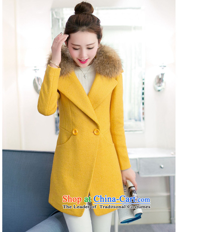 Yi Jin (epcen No. 2015), autumn and winter new products for women in thick long coats NRJ1661 gross Sau San? yellow S picture, prices, brand platters! The elections are supplied in the national character of distribution, so action, buy now enjoy more preferential! As soon as possible.