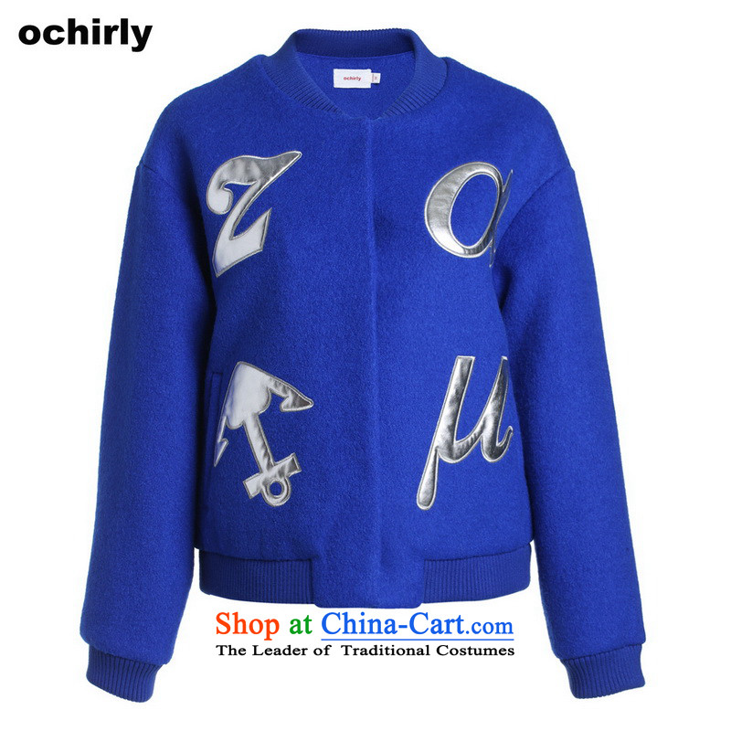When the Euro 2015 Power ochirly new female autumn letter posted on the baseball gross 1153342970 jacket? blue L(170/92a), Europe, 601 (ochirly) , , , shopping on the Internet