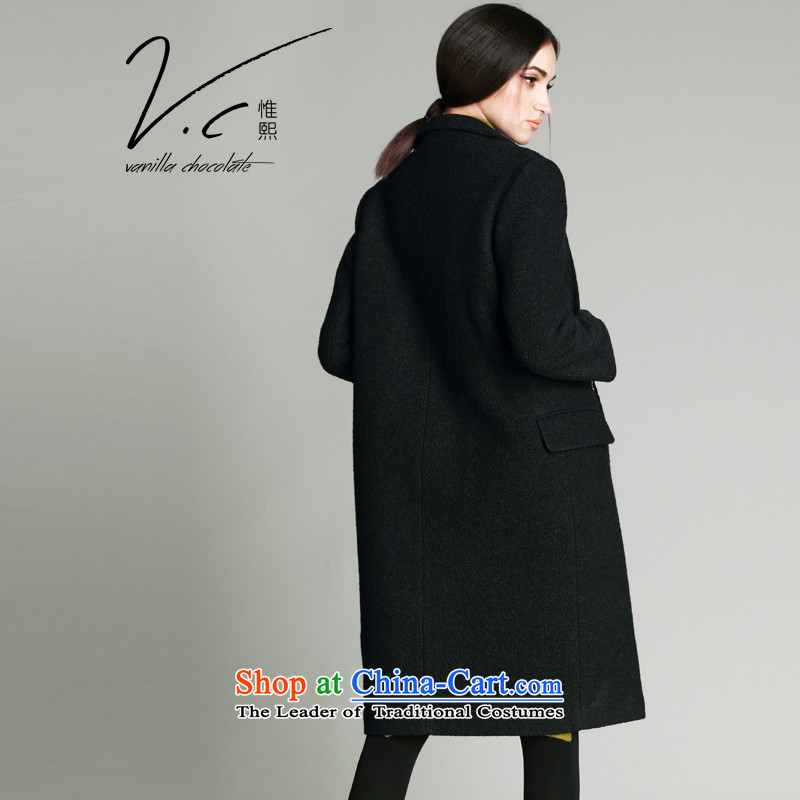 V.c korehiro women, Sau San Western business suits gross? autumn and winter 2015 Europe Coat new wool coat thick black m,vanillachocolate,,, Connie shopping on the Internet