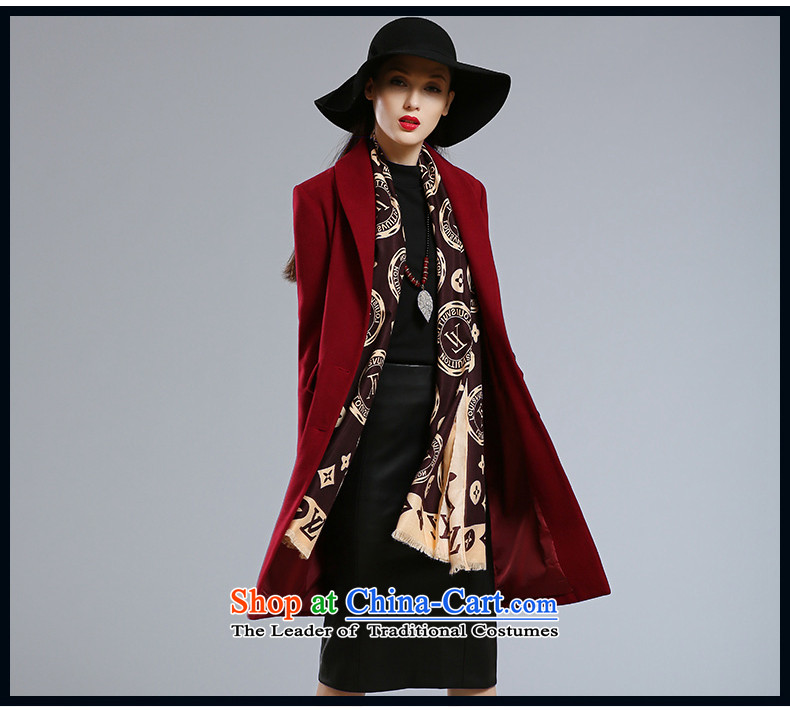 Xuan ina 2015 autumn and winter new gross female Korean jacket is stylish in Sau San long temperament pure color lapel gross flows of female JXYL8576 coat? Brown M picture, prices, brand platters! The elections are supplied in the national character of distribution, so action, buy now enjoy more preferential! As soon as possible.