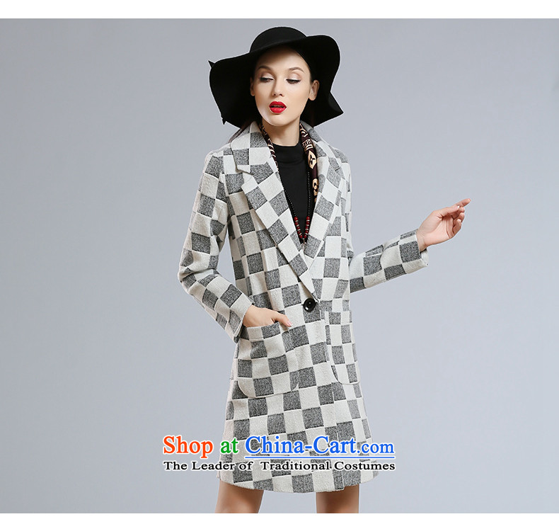 Xuan ina 2015 autumn and winter new products a wool coat girl in Sau San long Korean Sleek and versatile latticed gross flows of female JXYL8578 coat? green tartan M picture, prices, brand platters! The elections are supplied in the national character of distribution, so action, buy now enjoy more preferential! As soon as possible.