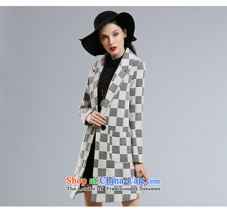 Xuan ina 2015 autumn and winter new products a wool coat girl in Sau San long Korean Sleek and versatile latticed gross flows of female JXYL8578 coat? green tartan M picture, prices, brand platters! The elections are supplied in the national character of distribution, so action, buy now enjoy more preferential! As soon as possible.