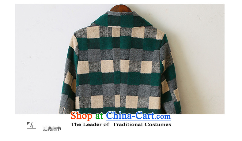 Xuan ina 2015 autumn and winter new products a wool coat girl in Sau San long Korean Sleek and versatile latticed gross flows of female JXYL8578 coat? green tartan M picture, prices, brand platters! The elections are supplied in the national character of distribution, so action, buy now enjoy more preferential! As soon as possible.