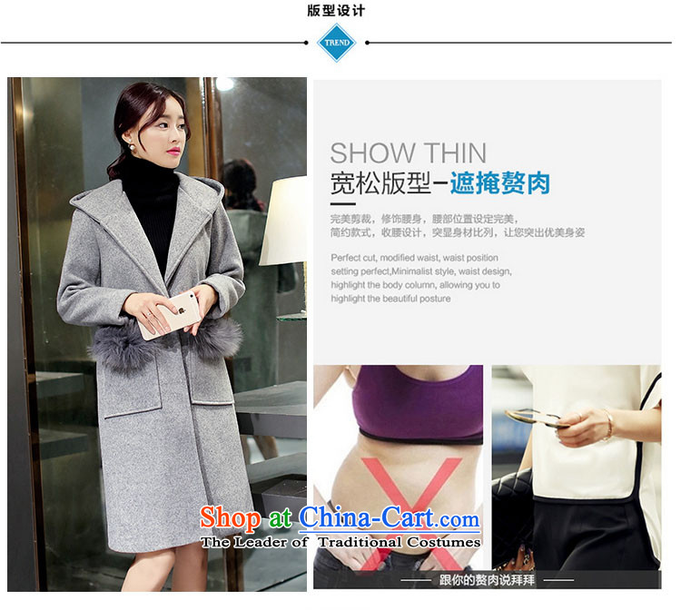 Morcar Connie snow 2015 autumn and winter female Korean version of the new liberal larger gross? With cap really campaign jacket sub gross? coats that long pink M picture, prices, brand platters! The elections are supplied in the national character of distribution, so action, buy now enjoy more preferential! As soon as possible.