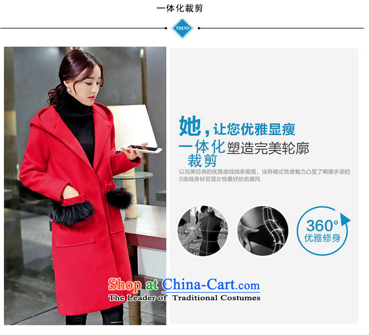 Morcar Connie snow 2015 autumn and winter female Korean version of the new liberal larger gross? With cap really campaign jacket sub gross? coats that long pink M picture, prices, brand platters! The elections are supplied in the national character of distribution, so action, buy now enjoy more preferential! As soon as possible.