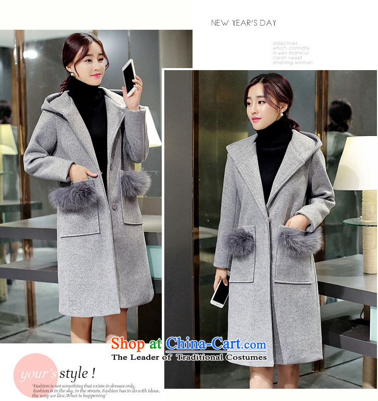 Morcar Connie snow 2015 autumn and winter female Korean version of the new liberal larger gross? With cap really campaign jacket sub gross? coats that long pink M picture, prices, brand platters! The elections are supplied in the national character of distribution, so action, buy now enjoy more preferential! As soon as possible.