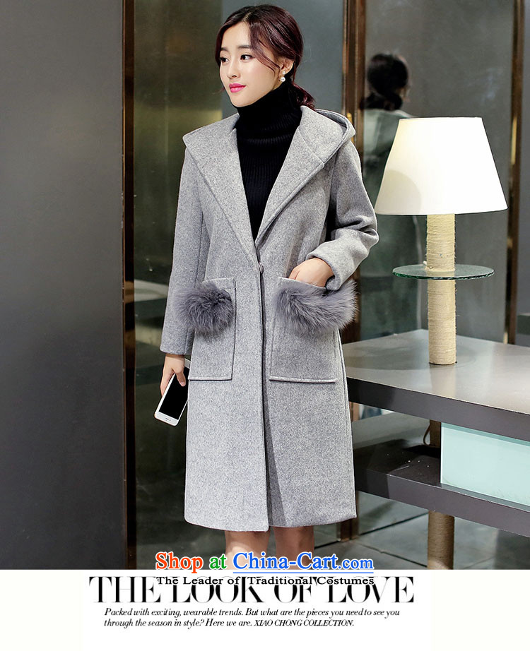Morcar Connie snow 2015 autumn and winter female Korean version of the new liberal larger gross? With cap really campaign jacket sub gross? coats that long pink M picture, prices, brand platters! The elections are supplied in the national character of distribution, so action, buy now enjoy more preferential! As soon as possible.