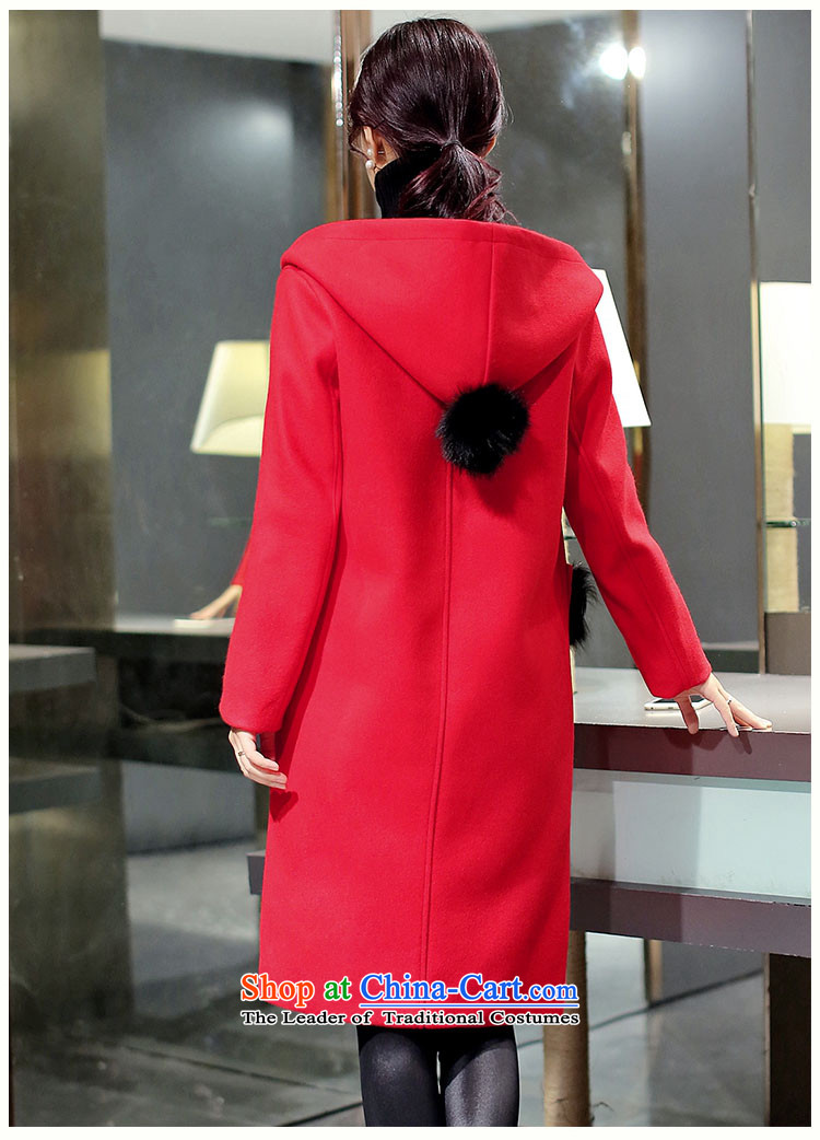 Morcar Connie snow 2015 autumn and winter female Korean version of the new liberal larger gross? With cap really campaign jacket sub gross? coats that long pink M picture, prices, brand platters! The elections are supplied in the national character of distribution, so action, buy now enjoy more preferential! As soon as possible.