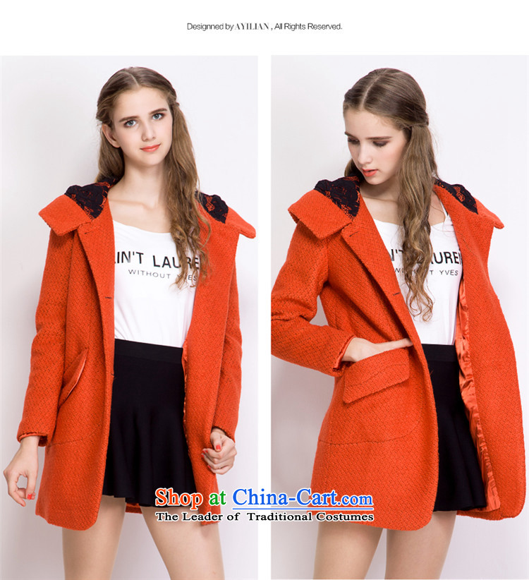 Aida Lin 2015 winter new stylish with cap stitching lace rejuvenated the auricle-wool coat jacket CA43397225? black-and-white picture, prices, L brand platters! The elections are supplied in the national character of distribution, so action, buy now enjoy more preferential! As soon as possible.