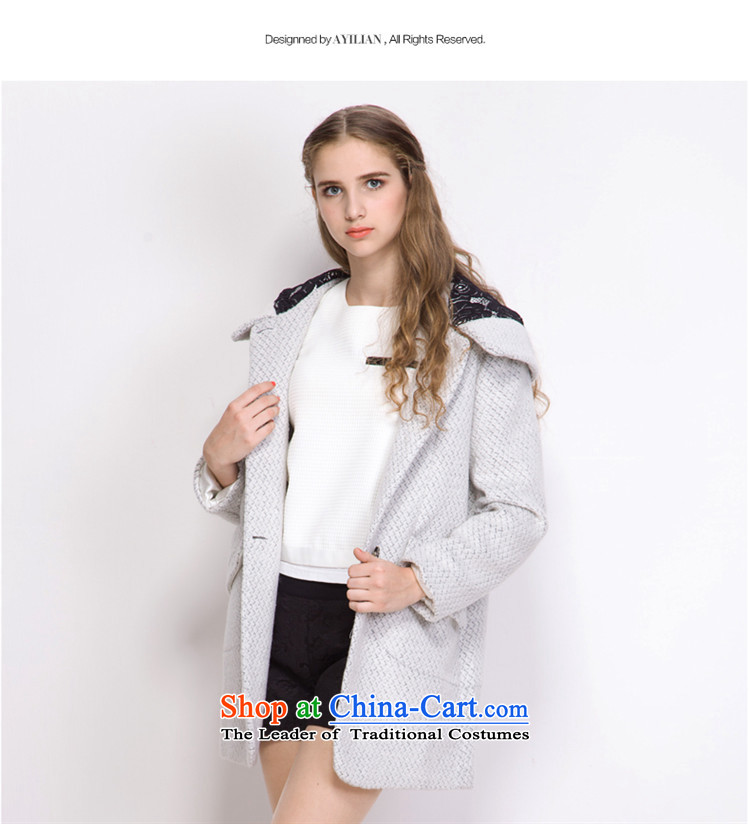 Aida Lin 2015 winter new stylish with cap stitching lace rejuvenated the auricle-wool coat jacket CA43397225? black-and-white picture, prices, L brand platters! The elections are supplied in the national character of distribution, so action, buy now enjoy more preferential! As soon as possible.