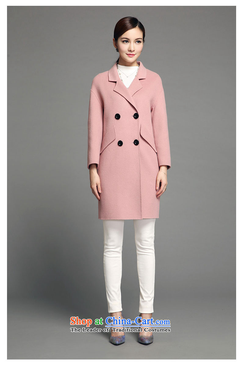The Neelam gross? woolen coat two-sided female coats female non-cashmere overcoat female winter 2015 new gross? In long pink jacket M picture, prices, brand platters! The elections are supplied in the national character of distribution, so action, buy now enjoy more preferential! As soon as possible.