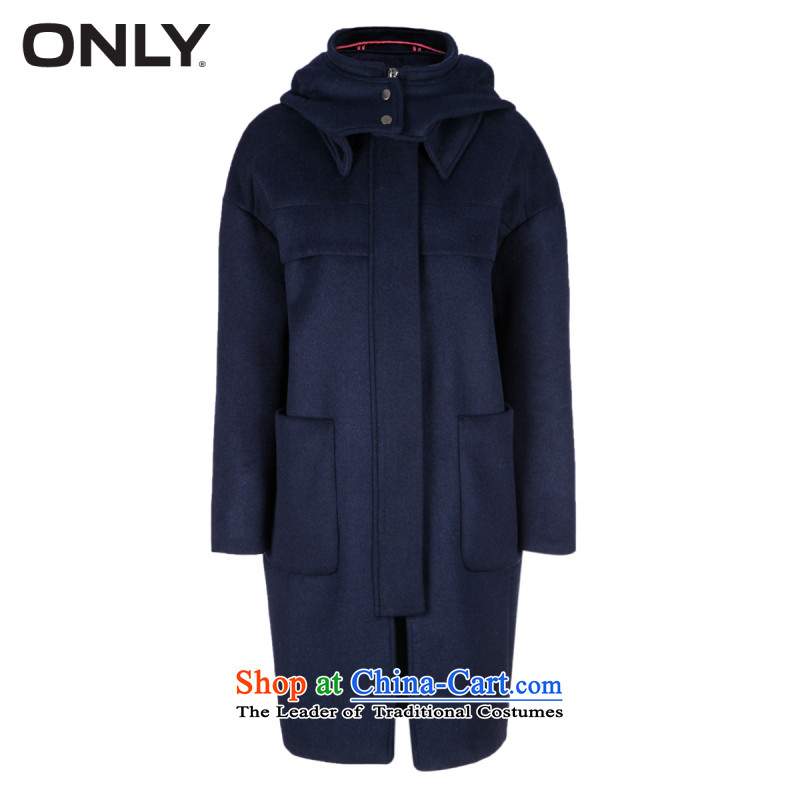 Only2015 winter clothing new products included in a straight long wool removable hat jacket female T|11544s005 gross? 037 Tibetan blue 175/92A/XL,ONLY (Copenhagen Chi Group) , , , shopping on the Internet