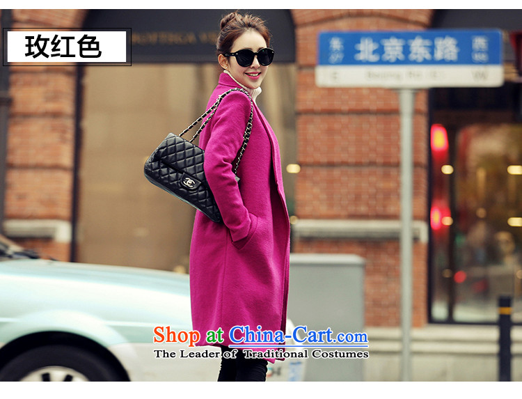 Pure color in long Sau San lapel a wool coat red XL Photo, prices, brand platters! The elections are supplied in the national character of distribution, so action, buy now enjoy more preferential! As soon as possible.