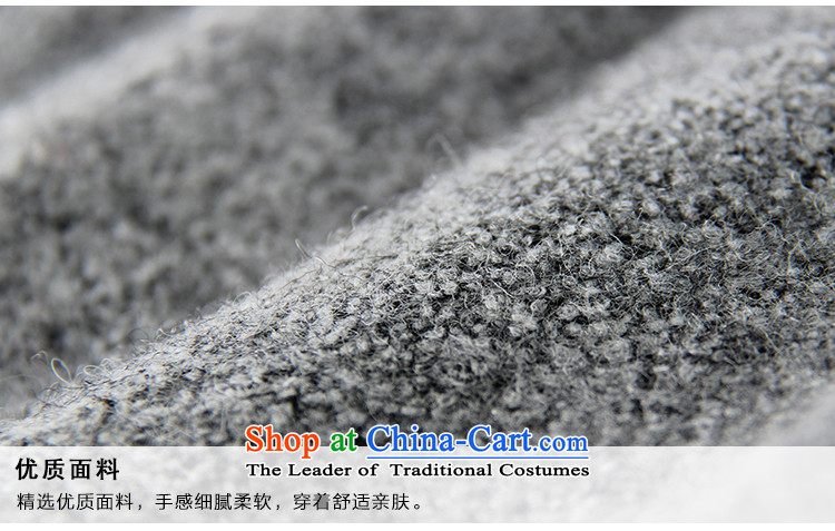 Pure color in long Sau San lapel a wool coat gray S picture, prices, brand platters! The elections are supplied in the national character of distribution, so action, buy now enjoy more preferential! As soon as possible.