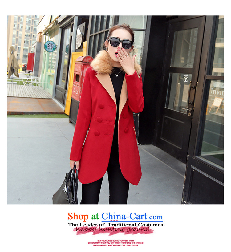  Load the autumn 2015 has sin new Korean citizenry video thin solid stylish and simple gross? female blue jacket    L picture, prices, brand platters! The elections are supplied in the national character of distribution, so action, buy now enjoy more preferential! As soon as possible.