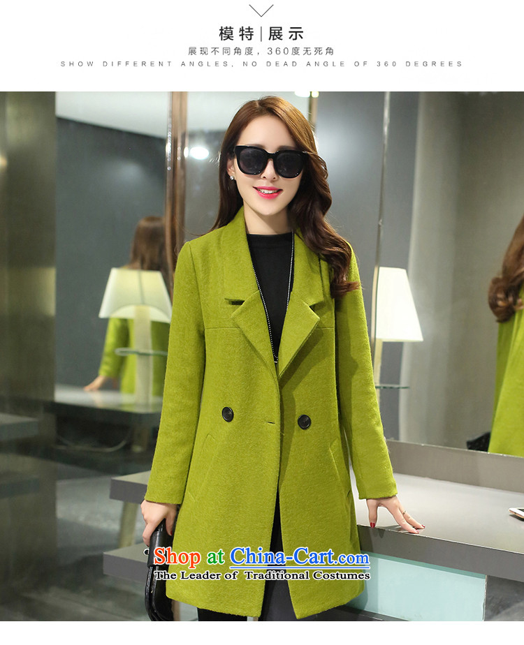 Hhds 2015 autumn and winter coats gross new female Korean? large stylish women in reverse collar Sau San gross? The long cotton jacket female Gray L picture, prices, brand platters! The elections are supplied in the national character of distribution, so action, buy now enjoy more preferential! As soon as possible.
