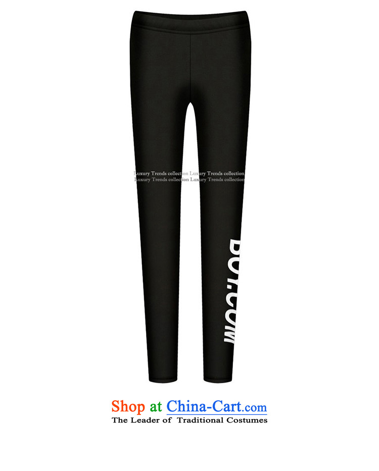 Elizabeth sub-to increase women's code autumn and winter sports sweater Kit 200 catties thick sister autumn sweater pants, forming the boxed loose video thin won packaged K350 Black + Gray trousers 3XL picture, prices, brand platters! The elections are supplied in the national character of distribution, so action, buy now enjoy more preferential! As soon as possible.