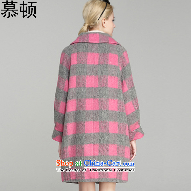 The jacket coat of gross Clinton? female Fall/Winter Collections new Korean video in thin long Sau San)? Q586 sub- L, the clinton.... pink shopping on the Internet