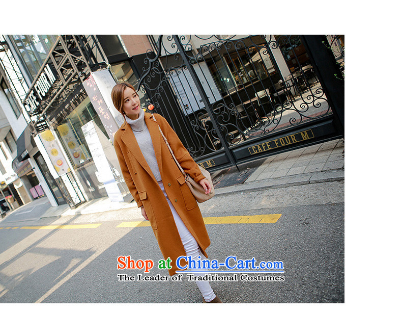 Elizabeth City : 2015 winter clothing new graphics thin Korean Sau San Mao jacket girl in long?) thick suits for larger wool coat S8191 gross? orange M 741 pictures, prices, brand platters! The elections are supplied in the national character of distribution, so action, buy now enjoy more preferential! As soon as possible.