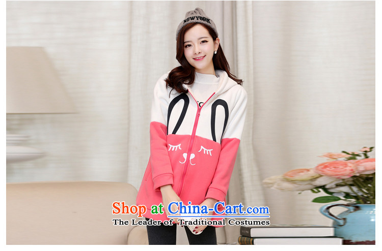 2015 Fall/Winter Collections Zz&ff Korean version of the new xl women 200 catties thick mm plus sweater jacket thick wool XXL( recommendations 140-165 peach catty) Picture, prices, brand platters! The elections are supplied in the national character of distribution, so action, buy now enjoy more preferential! As soon as possible.