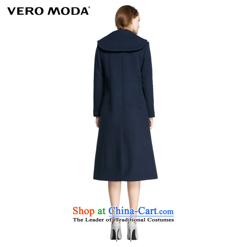 Vero moda minimalist-crisp pure color thick large lapel Foutune of long coats |315427016 gross? 030 Blue 160/80A/S,VEROMODA,,, shopping on the Internet