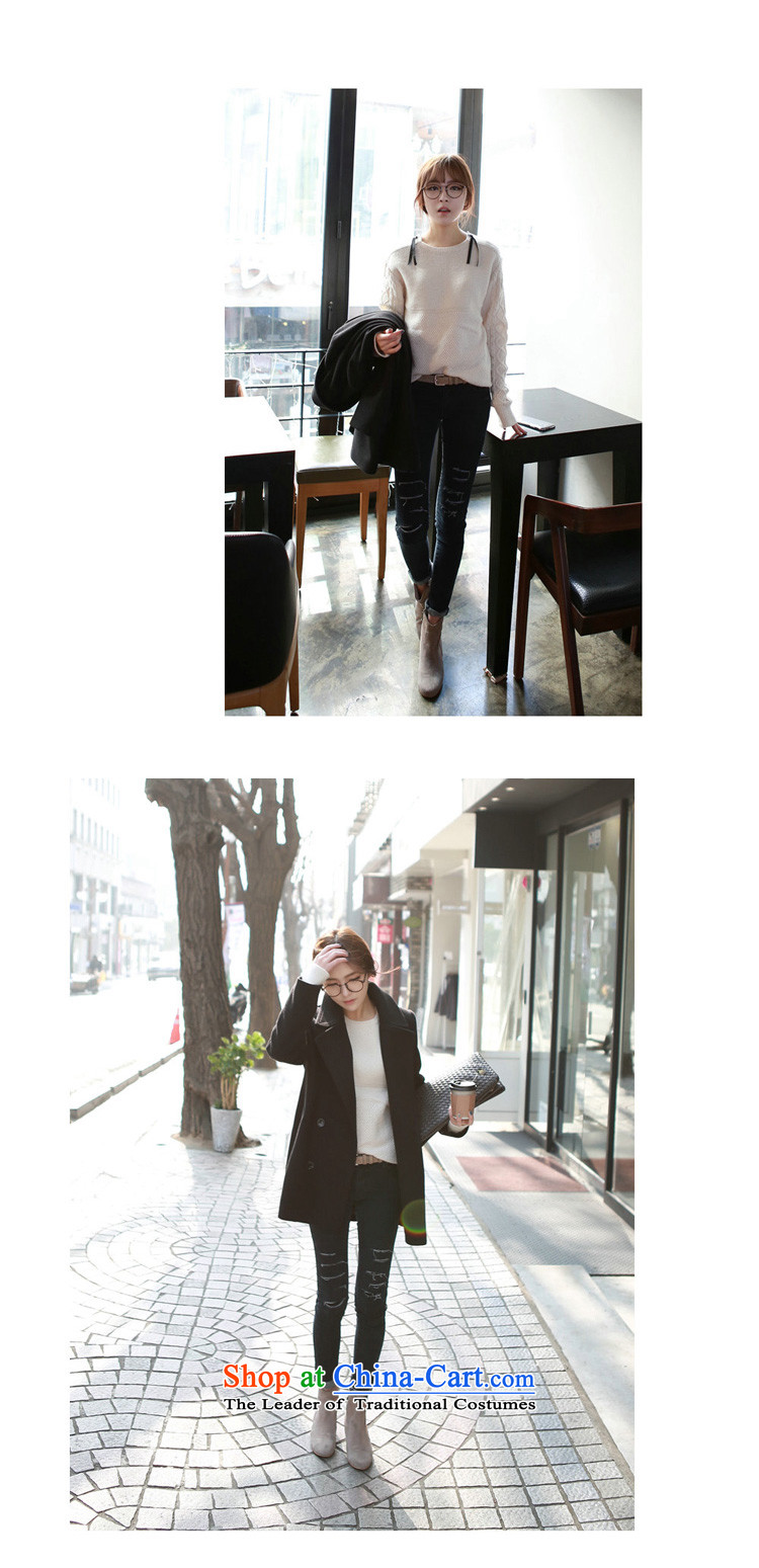 Tie-wool coat female jacket won? Edition cashmere windbreaker, long winter 2015 New White S picture, prices, brand platters! The elections are supplied in the national character of distribution, so action, buy now enjoy more preferential! As soon as possible.