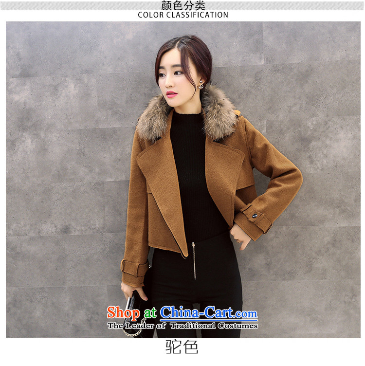 Vera wind fall 2015 gross coats Korean? loose knots a grain of detained video thin really gross lapel cardigan short)? sub-jacket woolen coat female winter M picture, prices, brand platters! The elections are supplied in the national character of distribution, so action, buy now enjoy more preferential! As soon as possible.