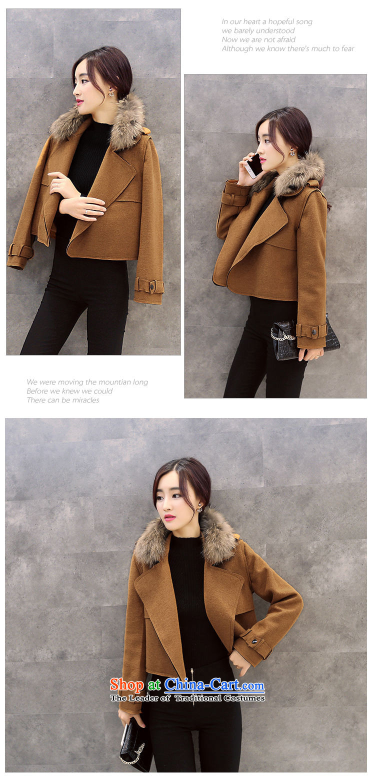 Vera wind fall 2015 gross coats Korean? loose knots a grain of detained video thin really gross lapel cardigan short)? sub-jacket woolen coat female winter M picture, prices, brand platters! The elections are supplied in the national character of distribution, so action, buy now enjoy more preferential! As soon as possible.
