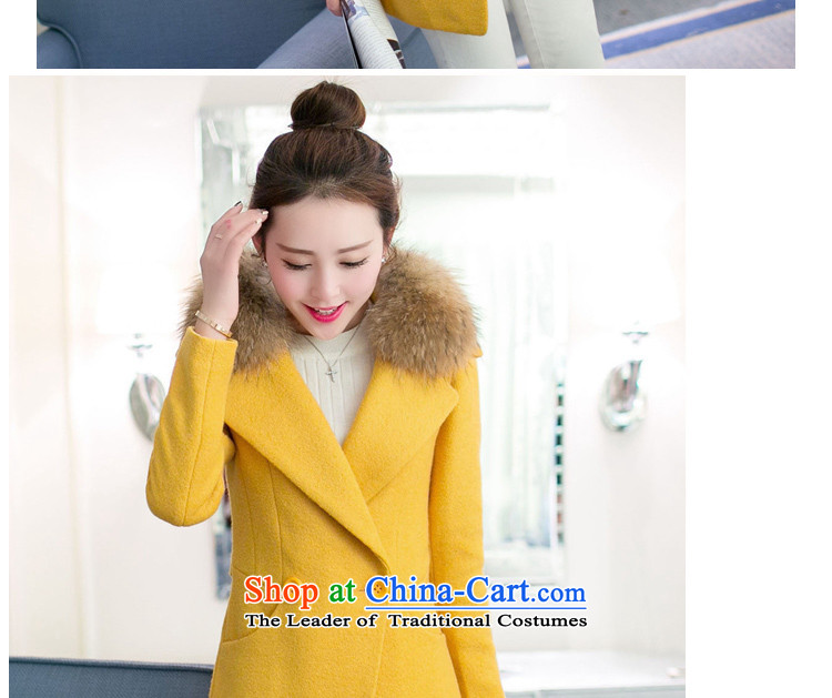 The holy day average 2015 Ying autumn and winter new gross jacket version won? Long Sau San a wool coat S514 LIGHT BLUE S picture, prices, brand platters! The elections are supplied in the national character of distribution, so action, buy now enjoy more preferential! As soon as possible.