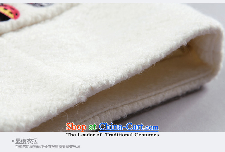Sunny autumn 2015 Load Lin Pi-new products for women connected for long-sleeved calluses flip-embroidery in long hair? m white coats XS picture, prices, brand platters! The elections are supplied in the national character of distribution, so action, buy now enjoy more preferential! As soon as possible.