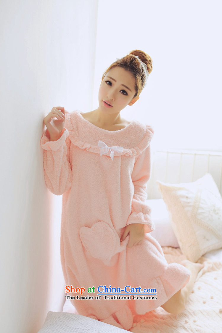 3 Doam autumn and winter 2015 large ladies casual relaxd casual long-sleeved billowy flounces Shu lint bathrobe S6130 Bubblegum Pink color pictures, prices, 3XL brand platters! The elections are supplied in the national character of distribution, so action, buy now enjoy more preferential! As soon as possible.