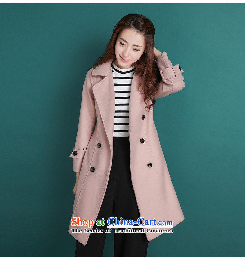 Song rabbit hair girl in the jacket? Long Sau San double-female Korean small incense wind wool a wool coat pink S picture, prices, brand platters! The elections are supplied in the national character of distribution, so action, buy now enjoy more preferential! As soon as possible.