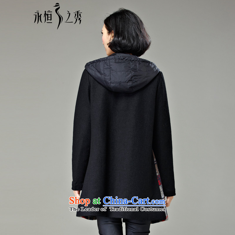 The Eternal Soo-To increase the number of female jackets for winter 2015 new product expertise MM thick, Hin thin sister) Long Stylish retro autumn and winter coats, wool? map color 4XL, eternal Soo , , , shopping on the Internet