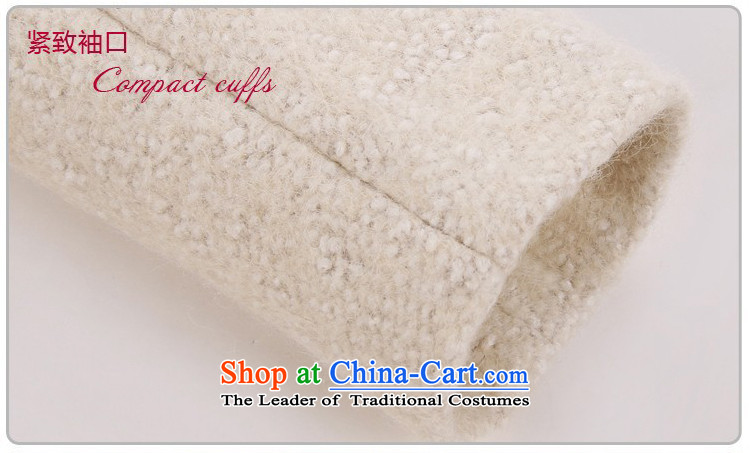 Visit Card gross coats female autumn and winter? 2015 Women's jacket Korean Sau San large thin in the video long wool cashmere overcoat m White L picture, prices, brand platters! The elections are supplied in the national character of distribution, so action, buy now enjoy more preferential! As soon as possible.