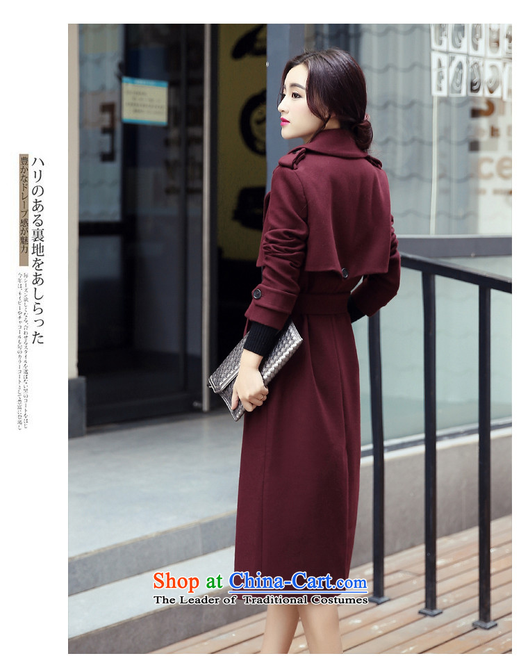 Joe Cayman Gigi Lai 2015 new minimalist leisure long-sleeved jacket in women in long English temperament gross? Women's blouses coats 399 wine red L picture, prices, brand platters! The elections are supplied in the national character of distribution, so action, buy now enjoy more preferential! As soon as possible.