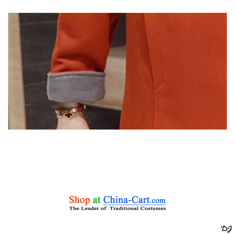 In the long coats)? thick wool a stylish coat Tangerine Orange S picture, prices, brand platters! The elections are supplied in the national character of distribution, so action, buy now enjoy more preferential! As soon as possible.